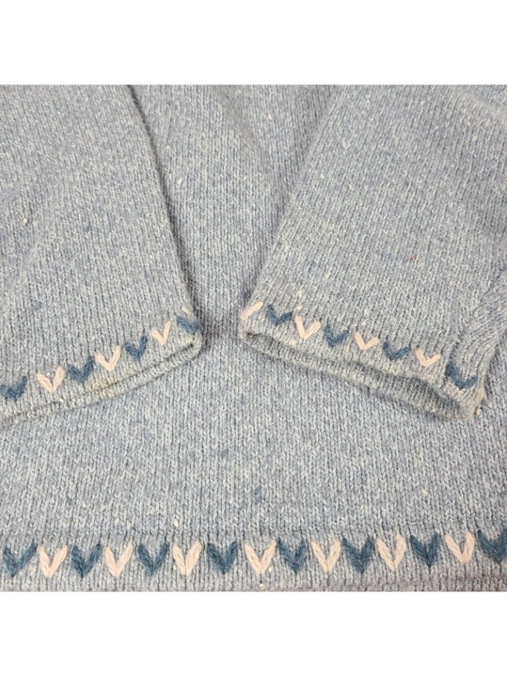 Woolrich Wool/Ramie Blend Cardigan Sweater Long Sleeve Cottagecore Women's XL - Picture 13 of 16